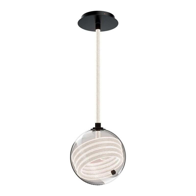 W.A.C. Lighting PD417609-BK LED Pendant, Black