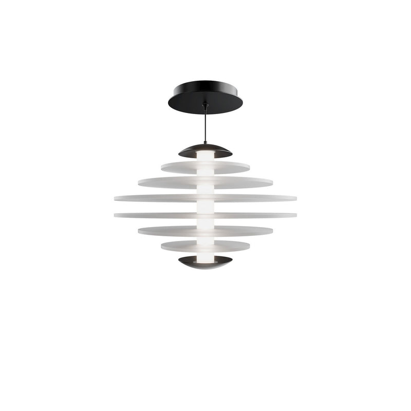 W.A.C. Lighting PD420614-BK LED Pendant, Black