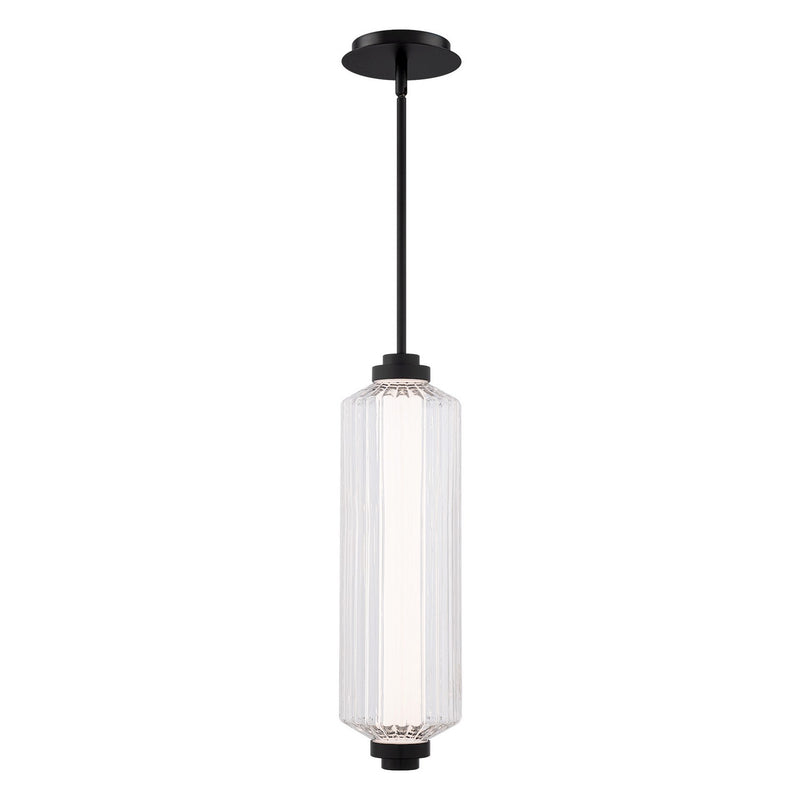 W.A.C. Lighting PDW118620-BK LED Outdoor Pendant, Black