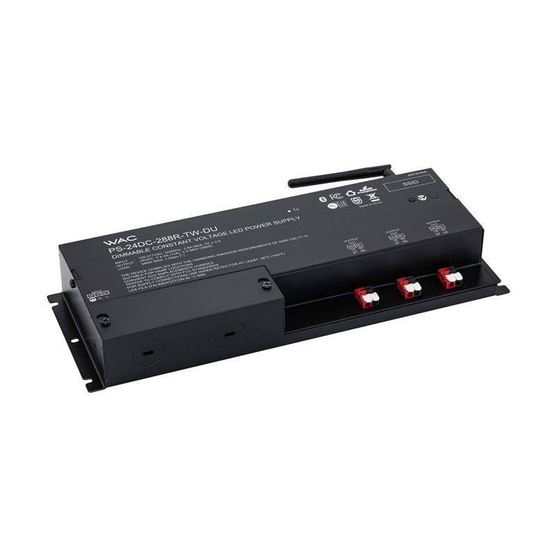 W.A.C. Lighting PS-24DC-288R-TW-DU Mesh PSC 288W, 120-277VAC/24VDC Duet, Black