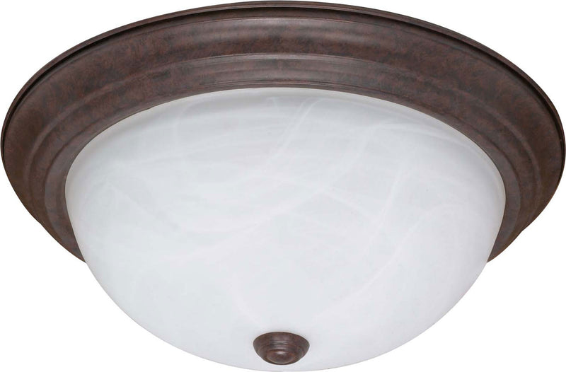 Nuvo Lighting 60-207 Three Light Flush Mount, Old Bronze