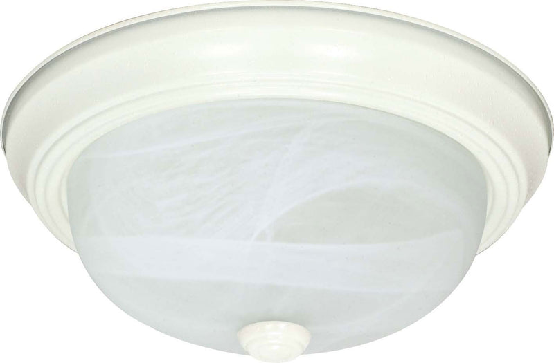 Nuvo Lighting 60-223 Three Light Flush Mount, Textured White