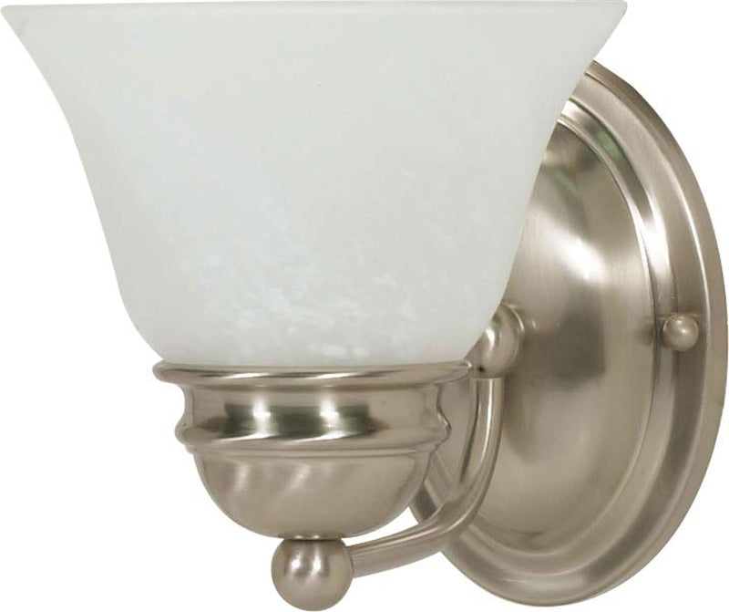 Nuvo Lighting 60-340 One Light Vanity, Brushed Nickel