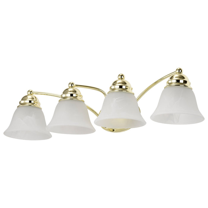 Nuvo Lighting 60-351 Four Light Vanity, Polished Brass