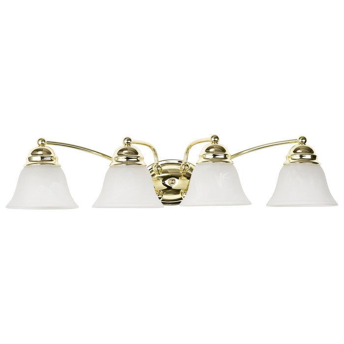 Nuvo Lighting 60-351 Four Light Vanity, Polished Brass