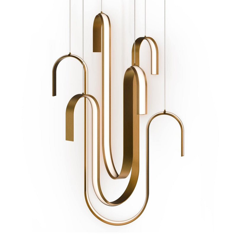 Modern Forms PD216640-AB LED Pendant, Aged Brass