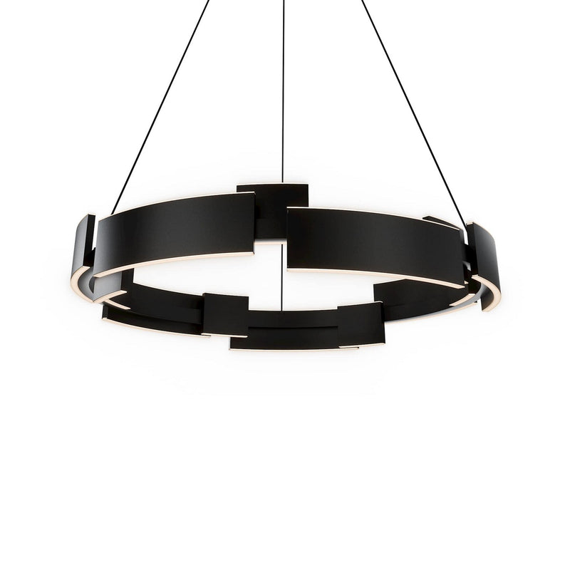 Modern Forms PD232632-TWA-BK LED Pendant Chandelier, Black