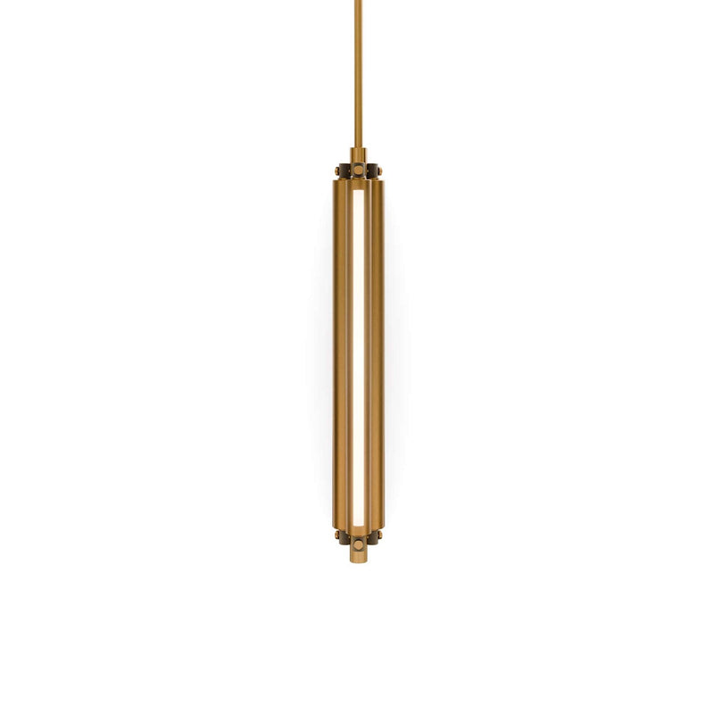 Modern Forms PD250623-TWA-AB LED Mini Pendant, Aged Brass