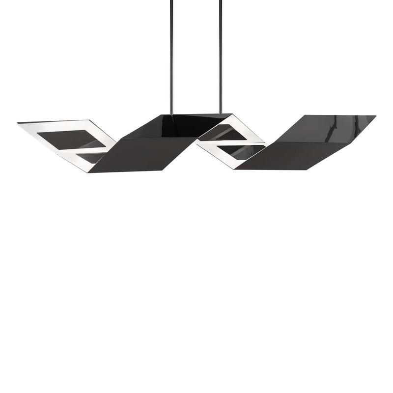 Modern Forms PD252654-NB LED Linear Pendant, Polished Black Nickel