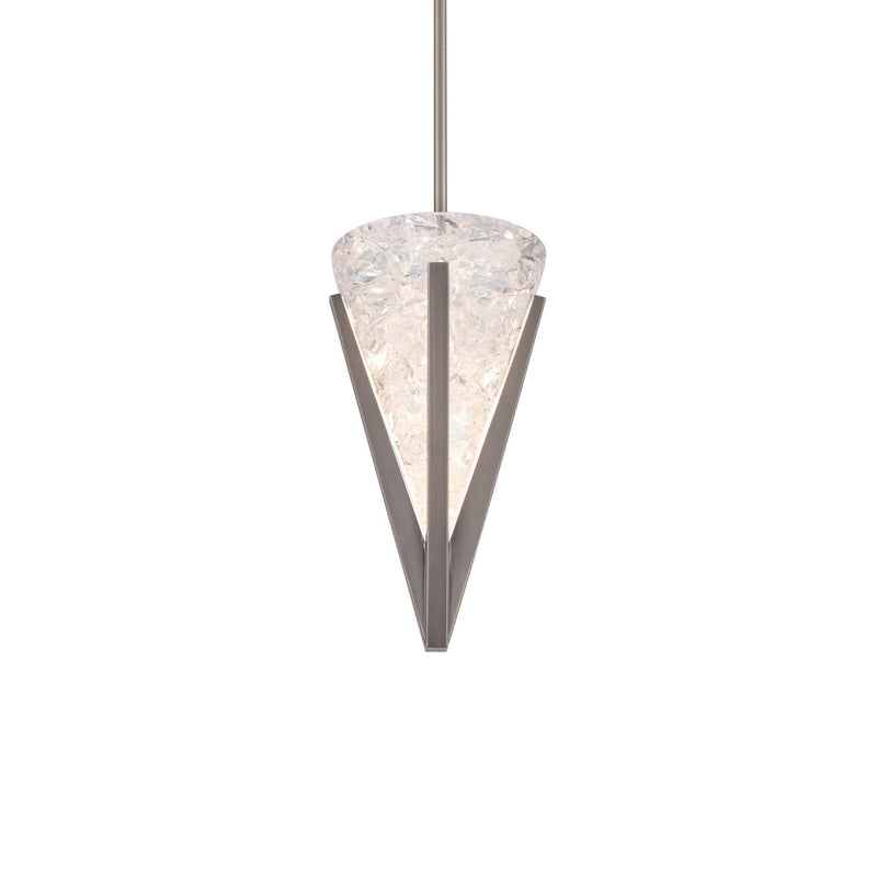 Modern Forms PD280615-TWA-AN LED Mini Pendant, Antique Nickel