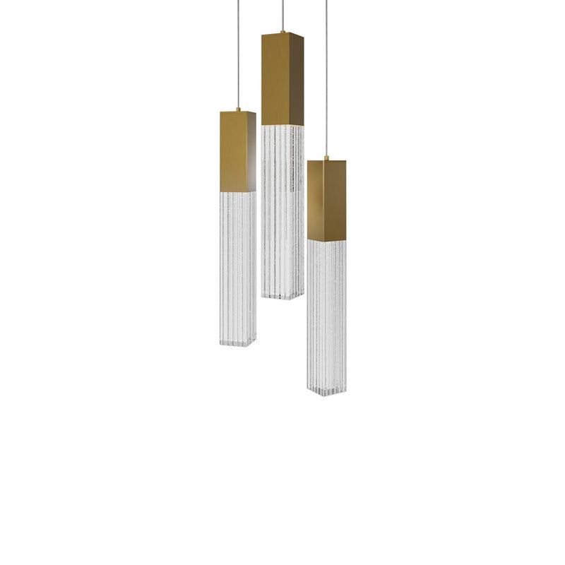 Modern Forms PD-30803R-AB LED Pendant, Aged Brass