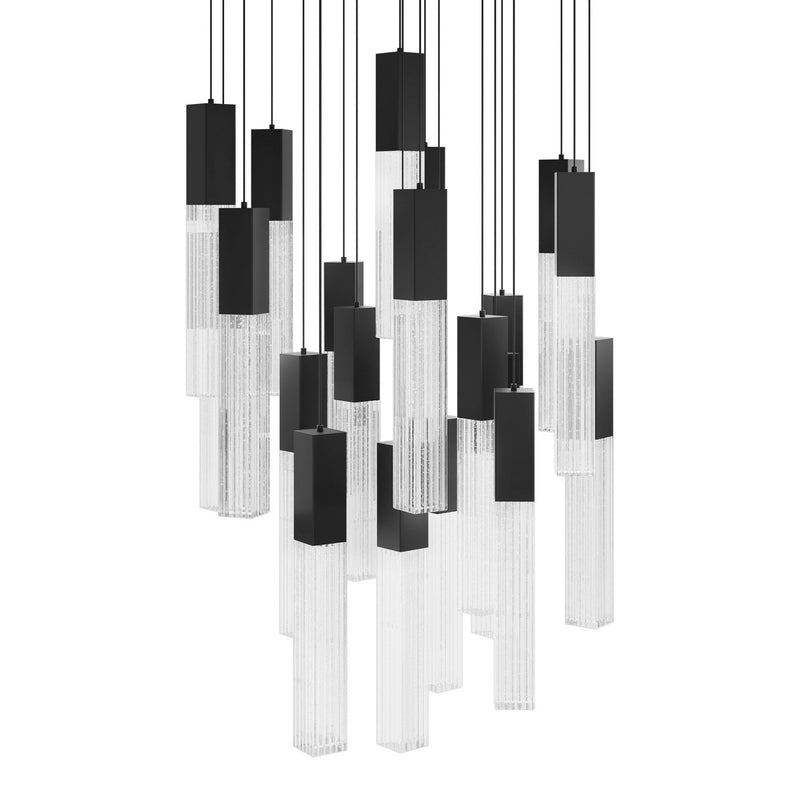 Modern Forms PD-30821R-BK LED Pendant, Black