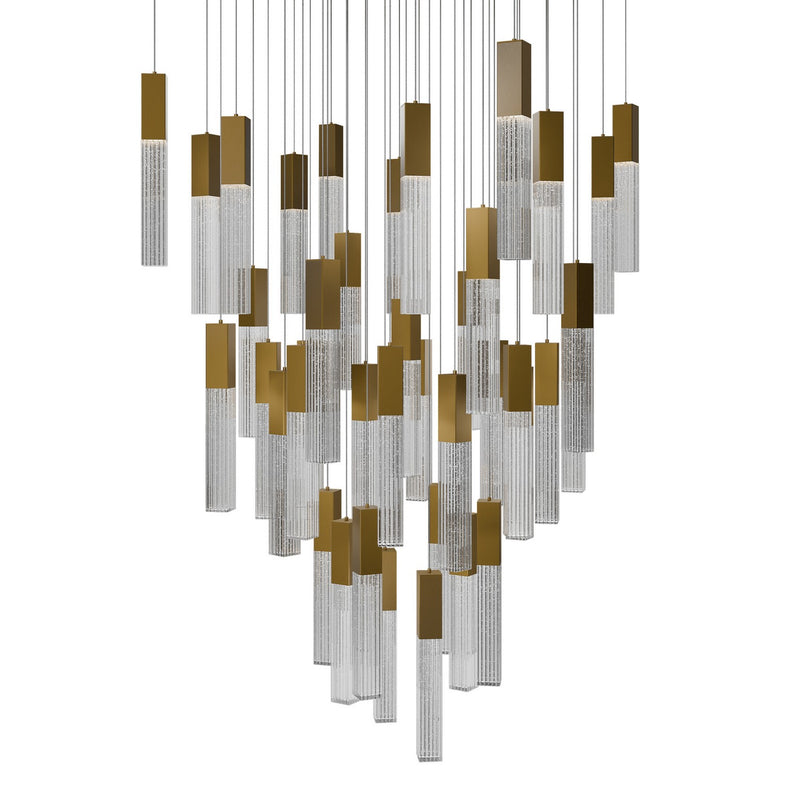 Modern Forms PD-30841S-AB LED Pendant, Aged Brass