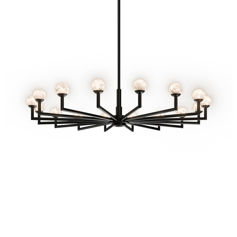 Modern Forms PD606633-BK LED Pendant Chandelier, Black