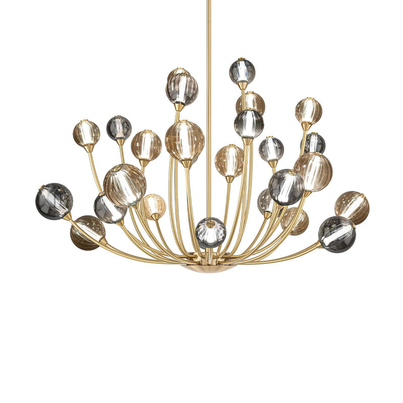 Modern Forms PD610636-VB LED Pendant Chandelier, Vintage Brass