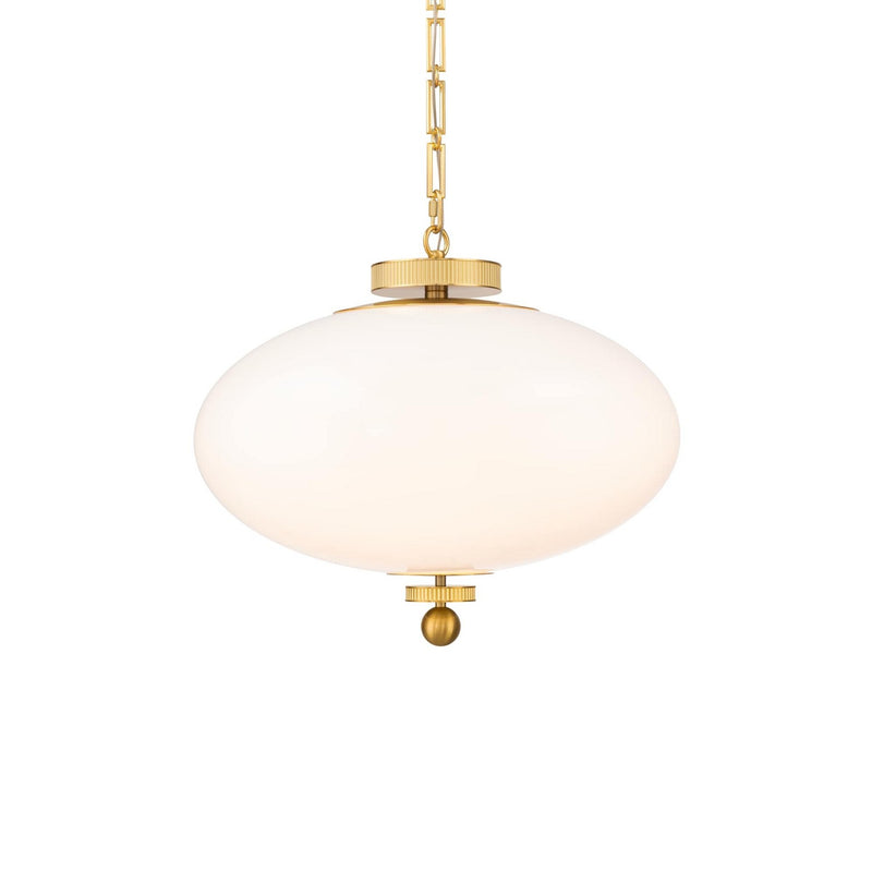 Modern Forms PD608622-TWA-VB LED Pendant, Vintage Brass