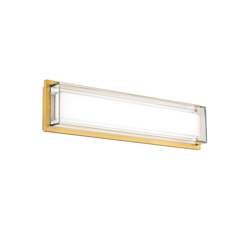 Modern Forms WS-16520-30-AB LED Bath Vanity, Aged Brass