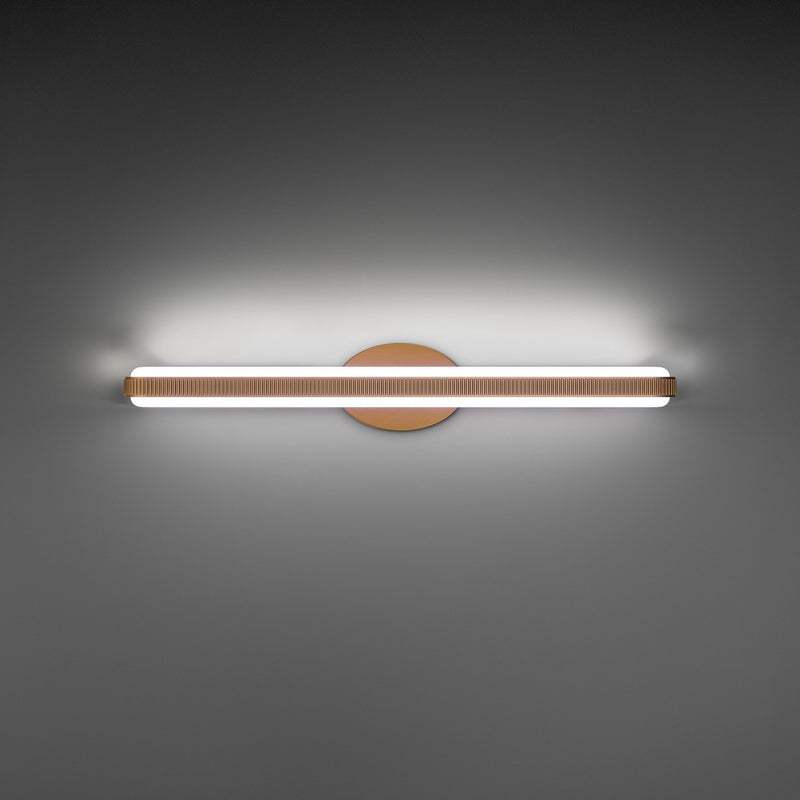 Modern Forms WS230628-AB LED Bath Vanity, Aged Brass