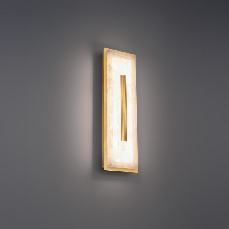 Modern Forms WS236618-AB LED Wall Sconce, Aged Brass
