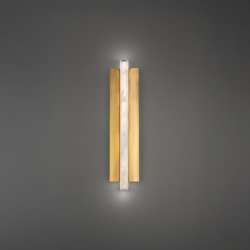 Modern Forms WS242618-AB LED Wall Sconce, Aged Brass