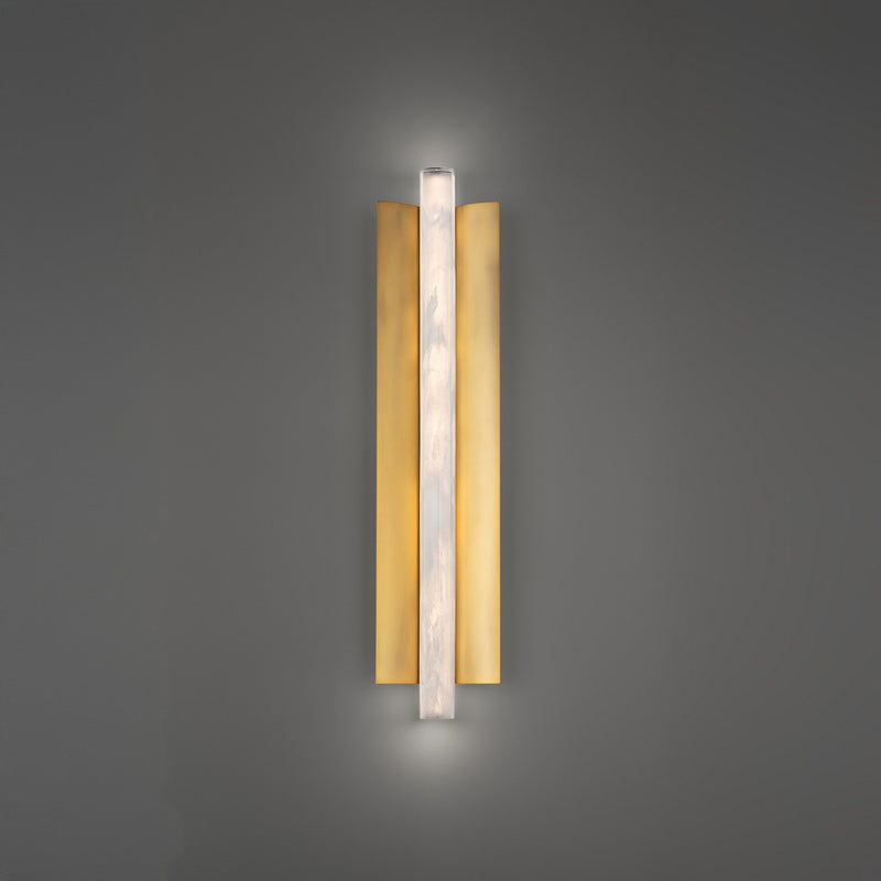 Modern Forms WS242624-AB LED Wall Sconce, Aged Brass
