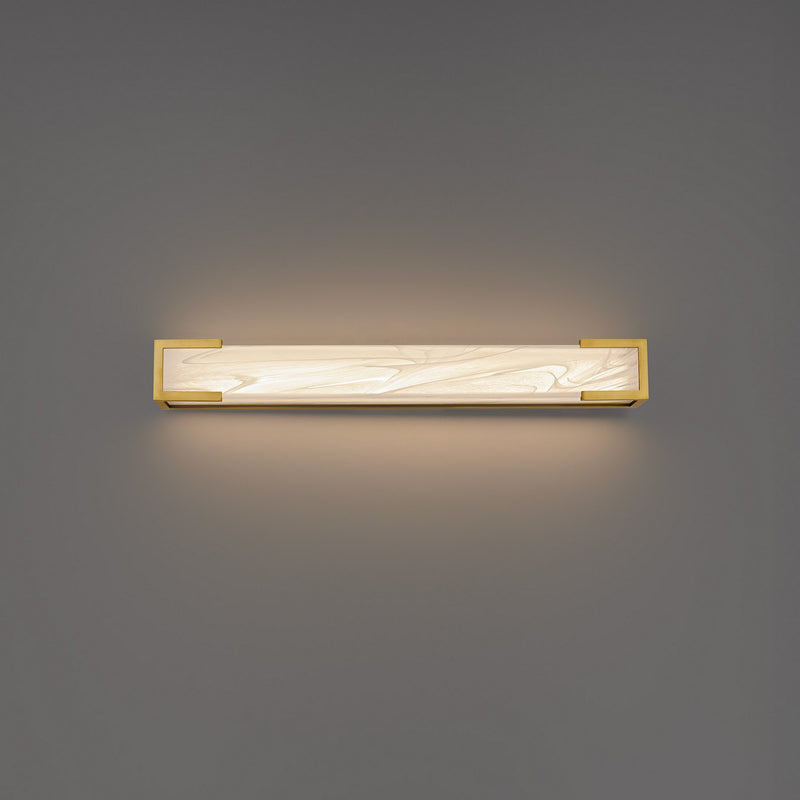 Modern Forms WS262624-AB LED Bath Vanity, Aged Brass