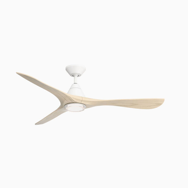 Modern Forms Fans FR-D2504-60L-MW/WO 60" Ceiling Fan, Matte White/White Oak