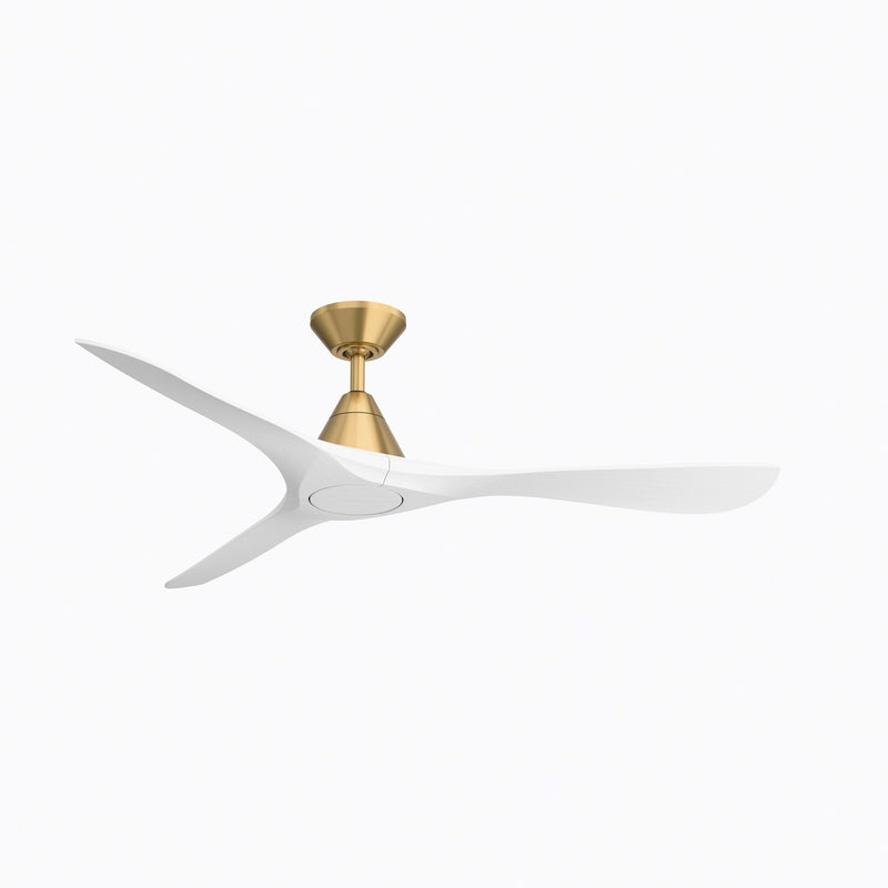 Modern Forms Fans FR-D2504-60-SB/MW 60" Ceiling Fan, Soft Brass/Matte White