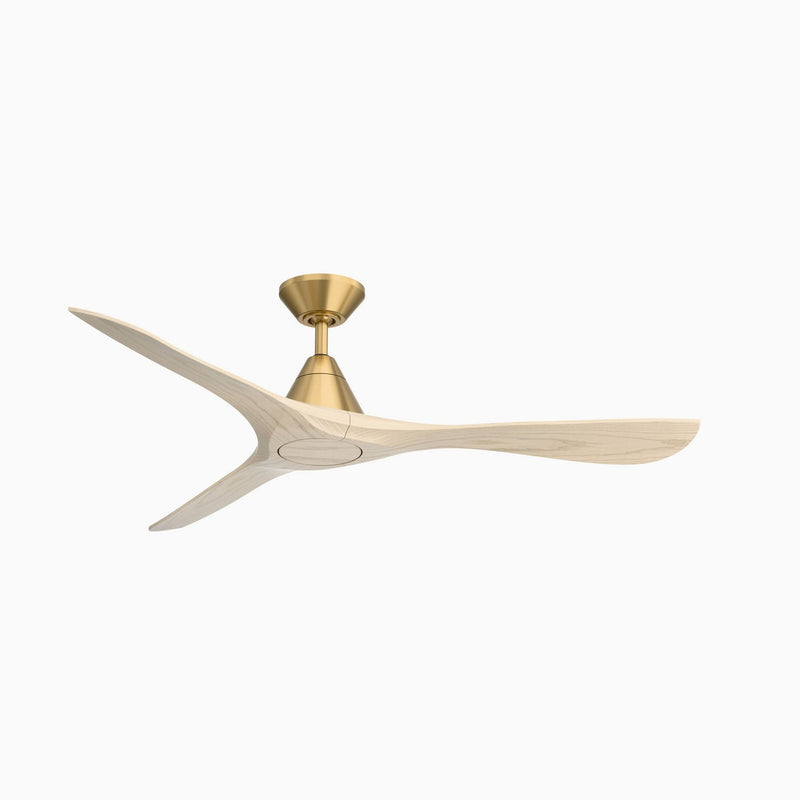 Modern Forms Fans FR-D2504-60-SB/WO 60" Ceiling Fan, Soft Brass/White Oak