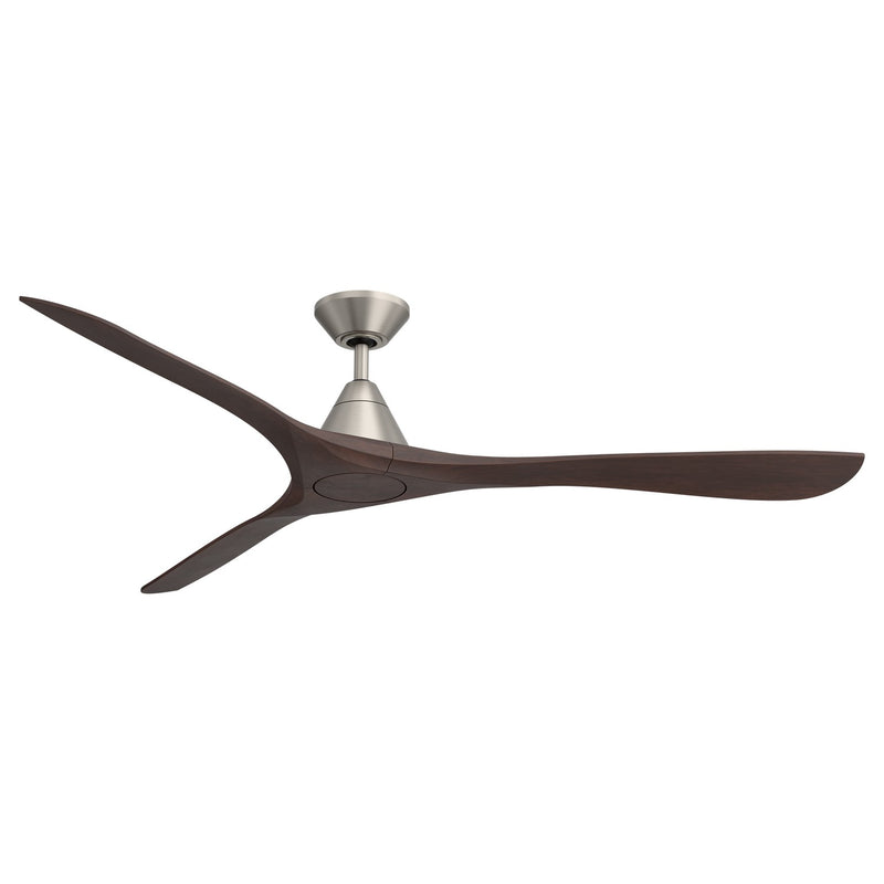 Modern Forms Fans FR-D2504-72-AN/DW 72" Ceiling Fan, Antique Nickel/Dark Walnut