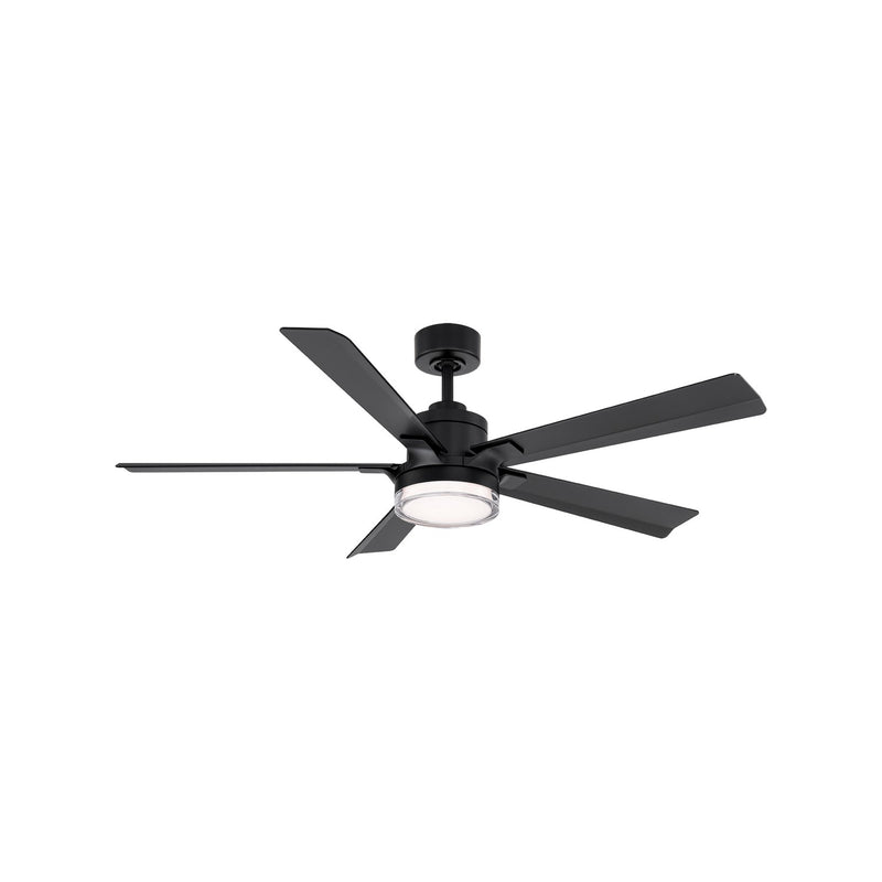 Modern Forms Fans FR-D2603-56L-MB 56" Ceiling Fan, Matte Black