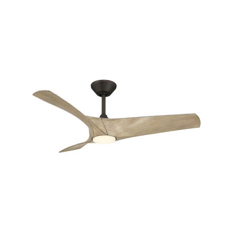 Modern Forms Fans FR-W2006-52L-BZ/WO 52" Ceiling Fan, Bronze/White Oak