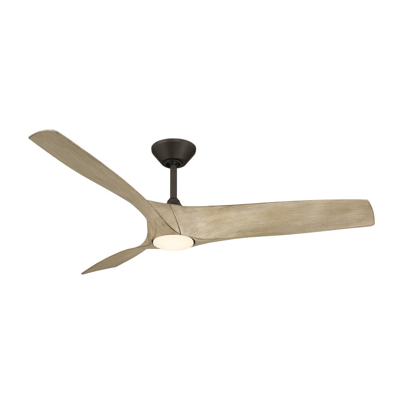 Modern Forms Fans FR-W2006-62L-BZ/WO 62" Ceiling Fan, Bronze/White Oak