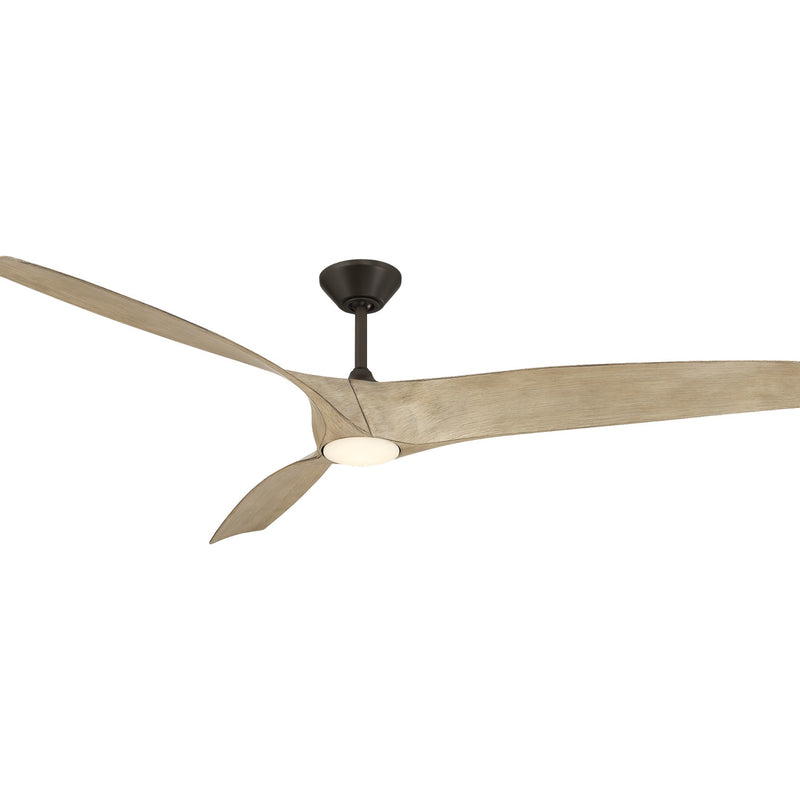 Modern Forms Fans FR-W2006-72L-BZ/WO 72" Ceiling Fan, Bronze/White Oak