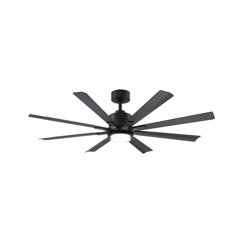 Modern Forms Fans FR-W2403-56L-MB 56" Ceiling Fan, Matte Black