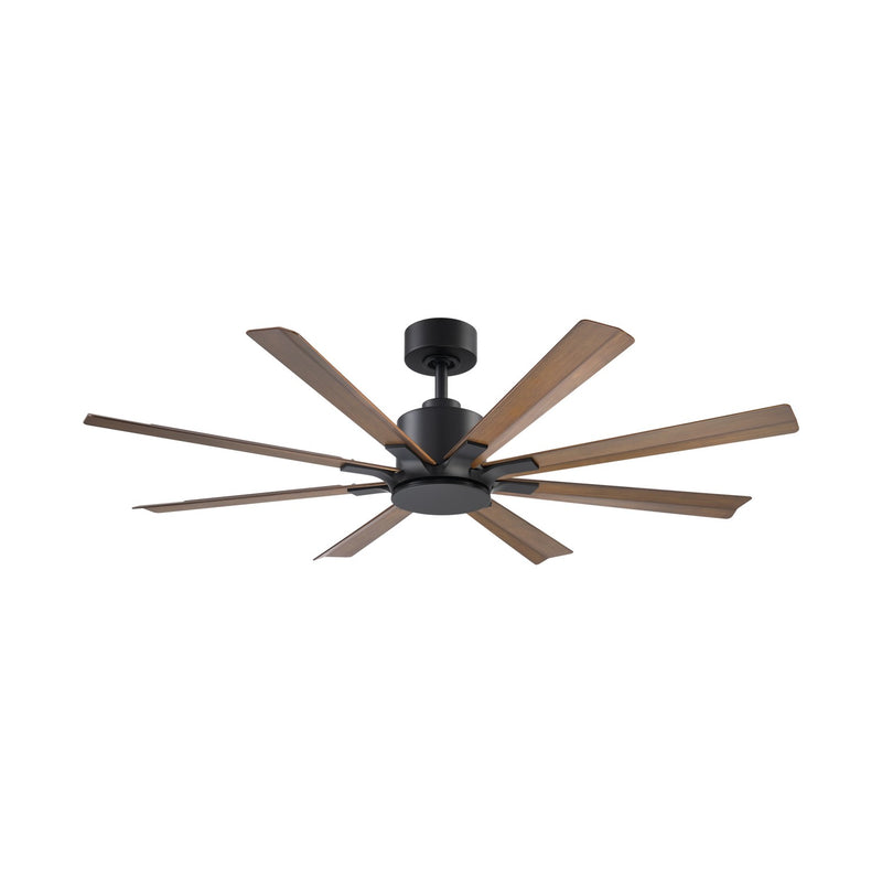 Modern Forms Fans FR-W2403-56-MB/DK 56" Ceiling Fan, Matte Black/Distressed Koa