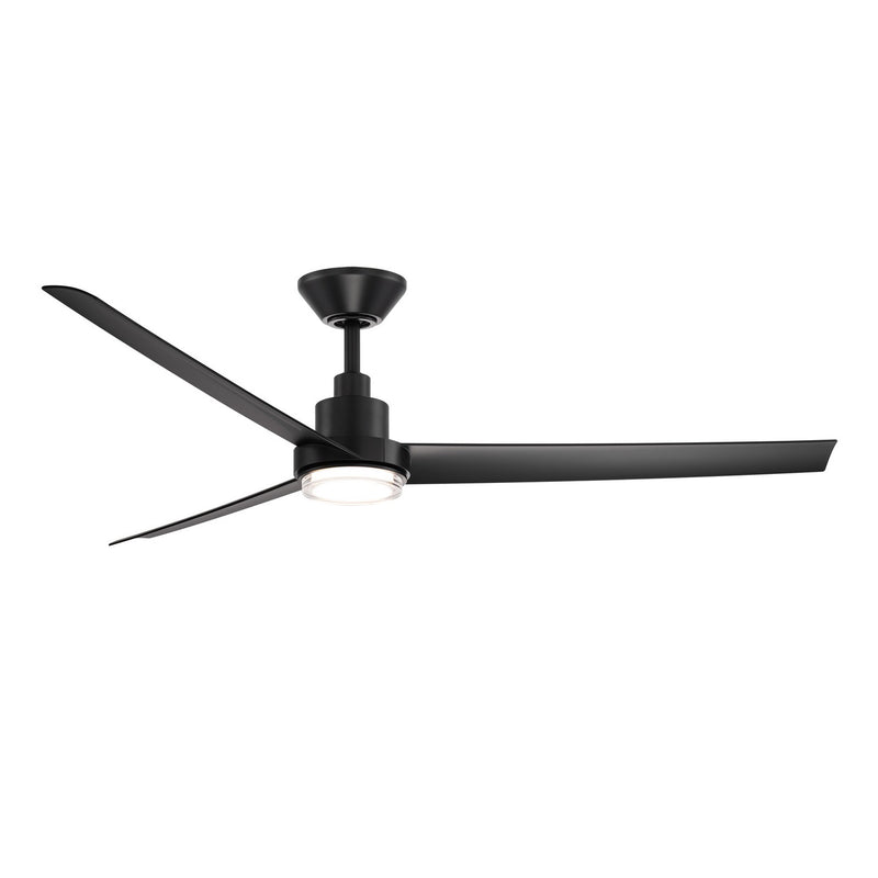 Modern Forms Fans FR-W2501-62L-MB 62" Ceiling Fan, Matte Black
