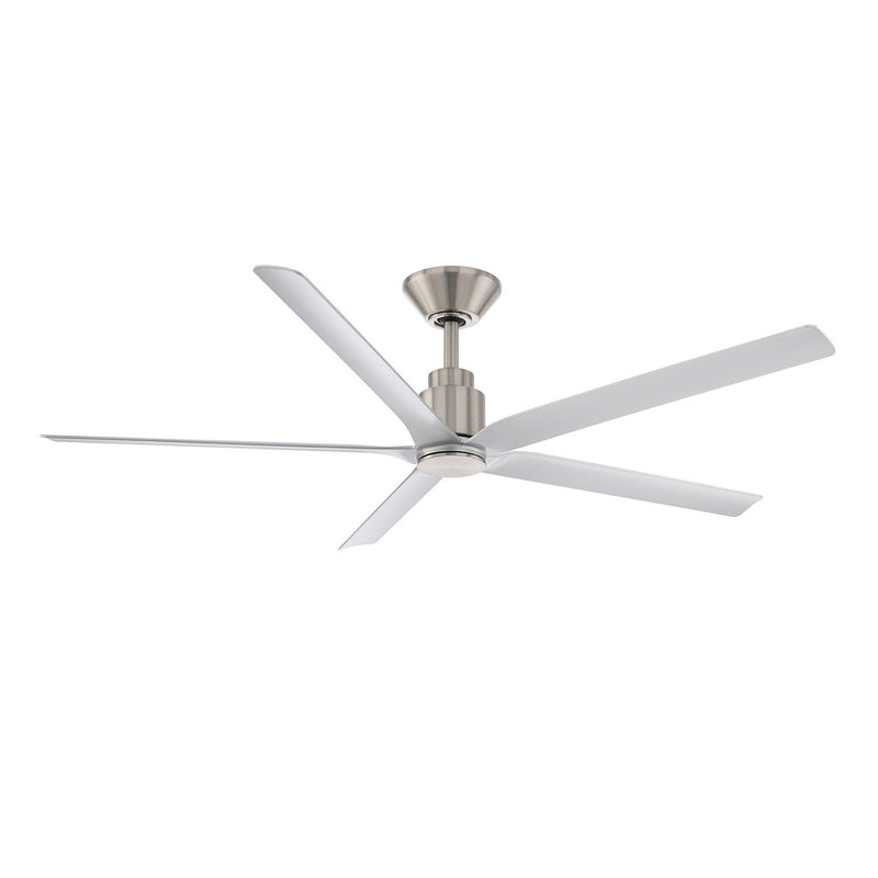 Modern Forms Fans FR-W2601-56L-BN/SL 56" Ceiling Fan, Brushed Nickel/Silver