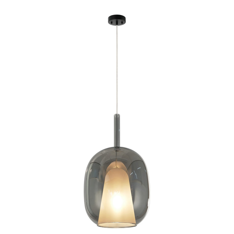 Artcraft AC11219SM One Light Pendant, Black