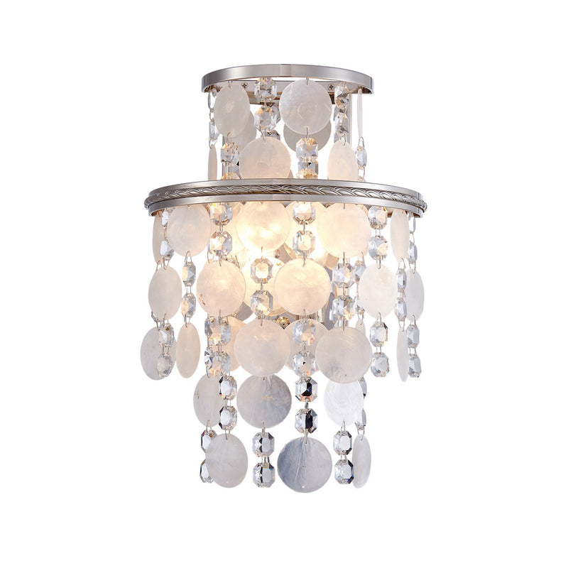 Artcraft AC12075PN Two Light Wall Sconce, Polished Nickel