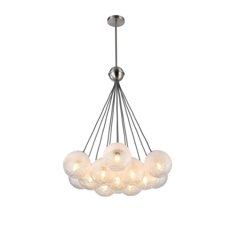 Artcraft AC12242SN 12 Light Lantern, Satin Nickel