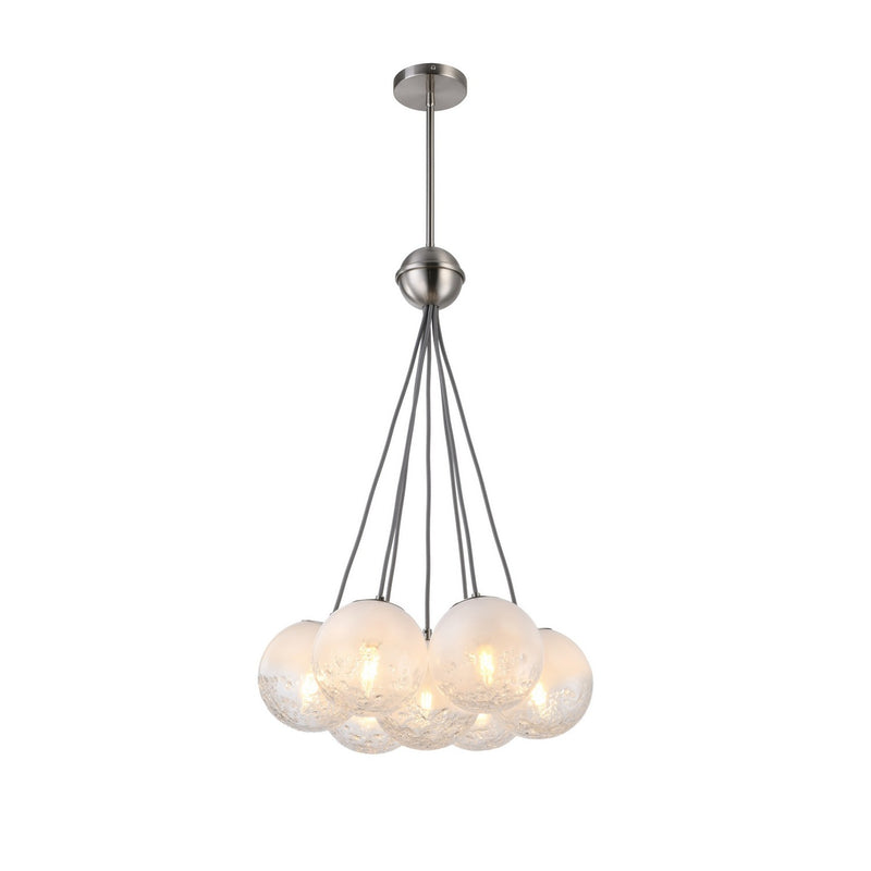 Artcraft AC12247SN Seven Light Lantern, Satin Nickel