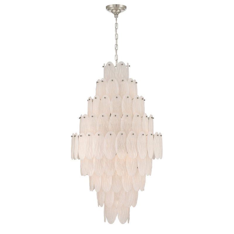 Artcraft AC12263SN 19 Light Chandelier, Satin Nickel