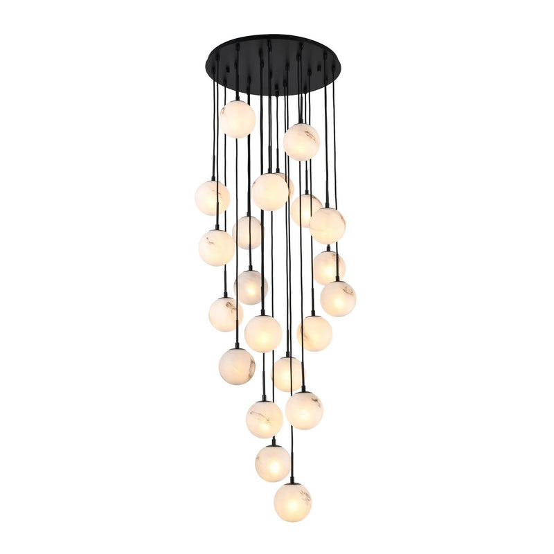 Artcraft AC12281BK 21 Light Lantern, Black