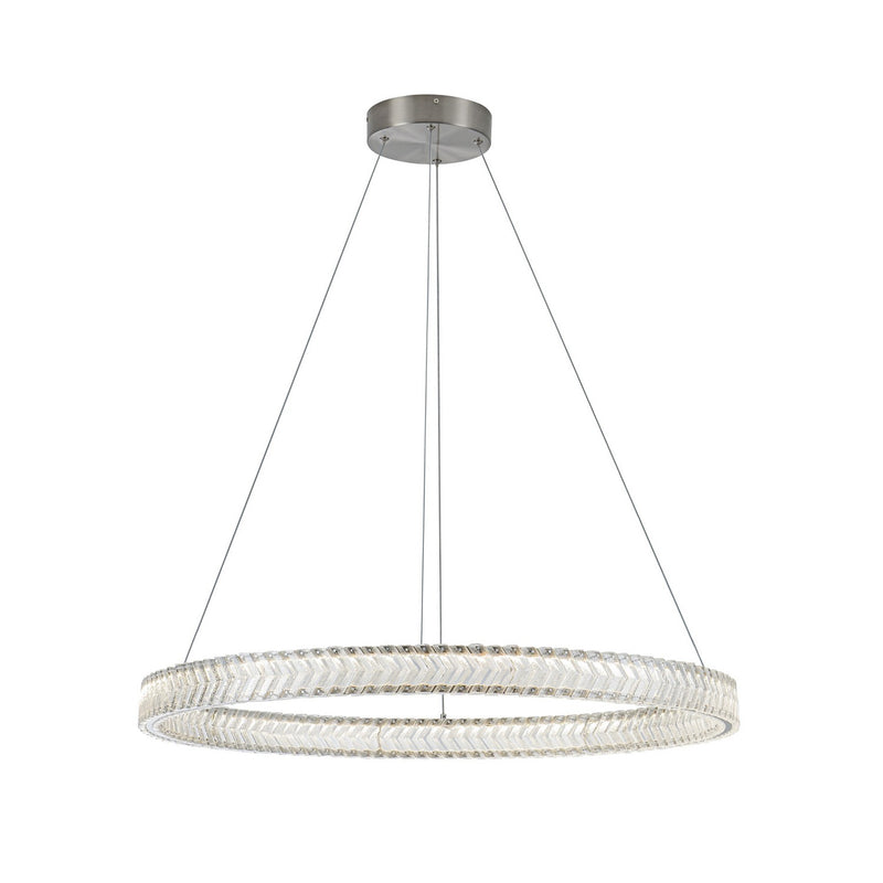 Artcraft AC5052BN LED Pendant, Brushed Nickel