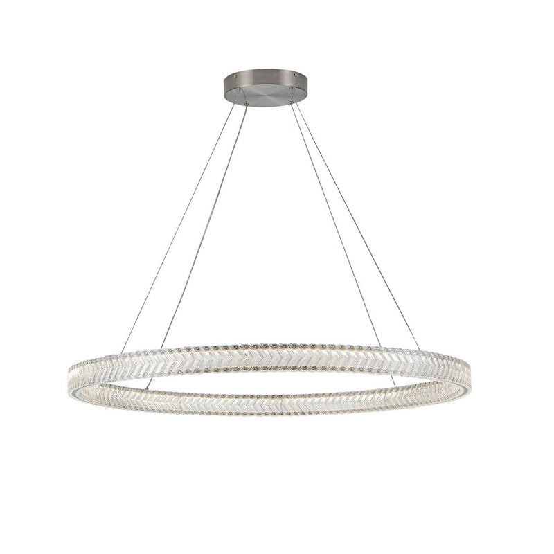 Artcraft AC5053BN LED Pendant, Brushed Nickel