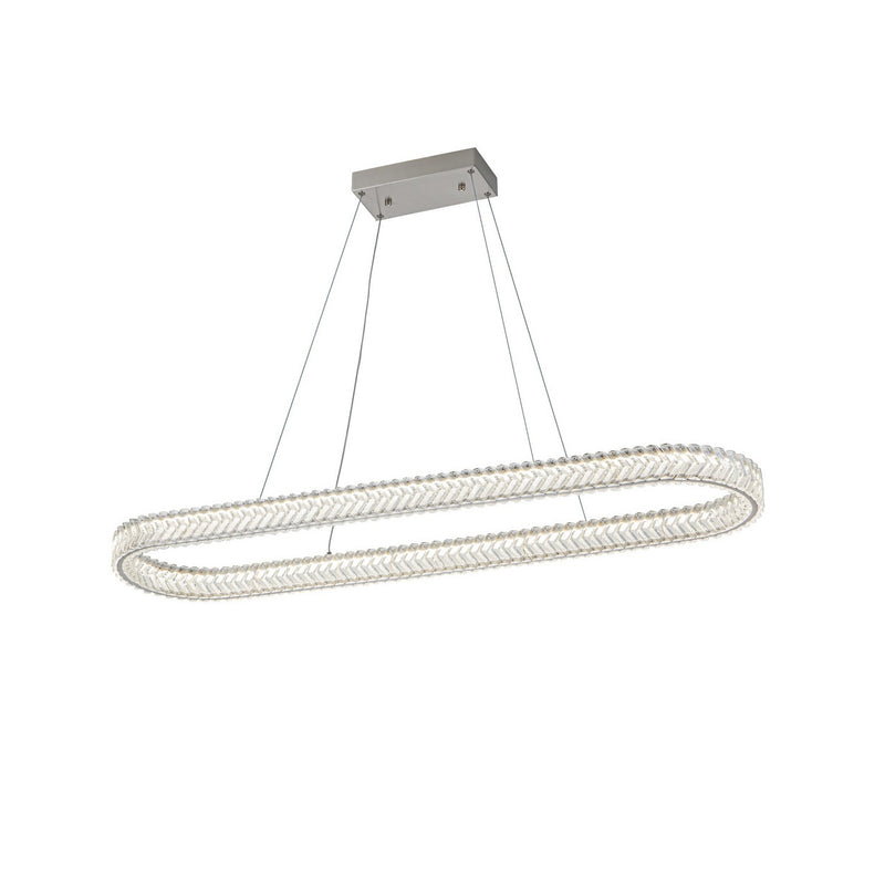 Artcraft AC5054BN LED Island Pendant, Brushed Nickel