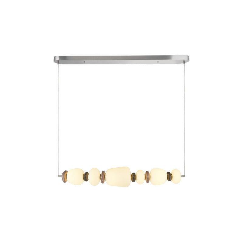 Artcraft AC5070SN LED Island Pendant, Satin Nickel