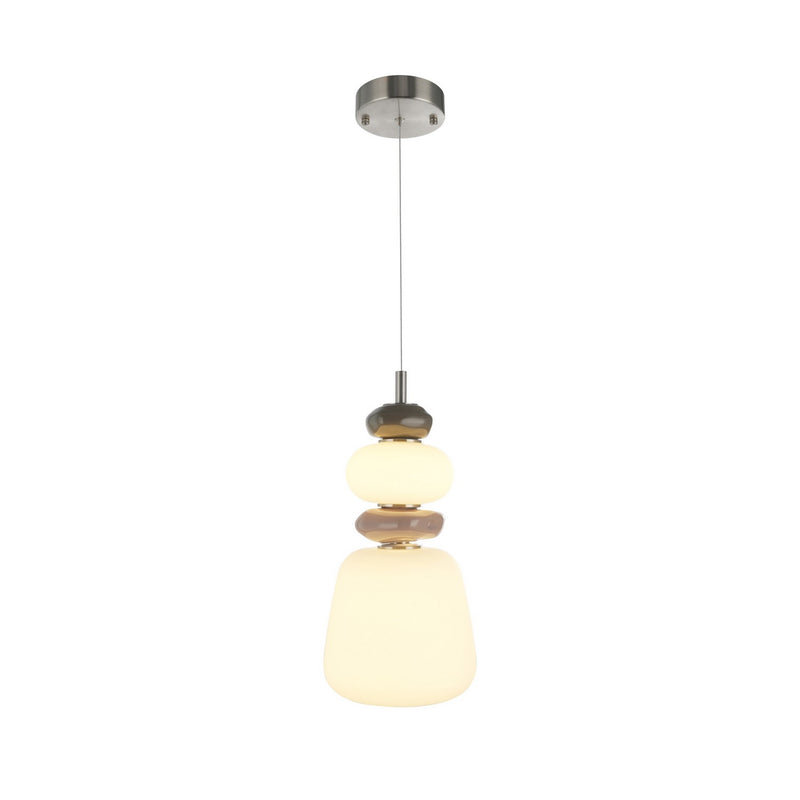 Artcraft AC5071SN LED Pendant, Satin Nickel