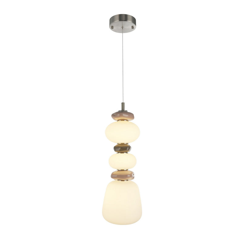 Artcraft AC5072SN LED Pendant, Satin Nickel